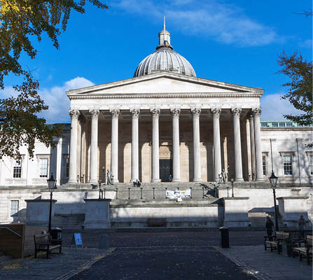F87903 Wilkins Building (main campus) of University College London on Gower Street, Bloomsbury, London, UK